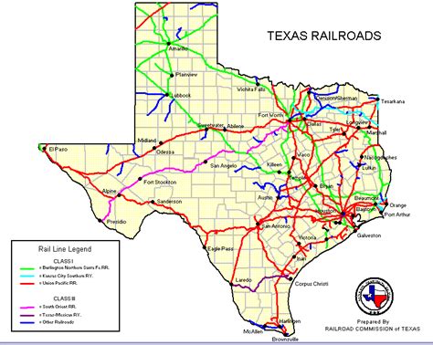 union pacific railroad maps texas